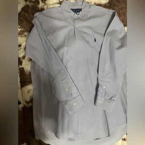 Polo Ralph Lauren Men's Blue Pinstripe Shirt